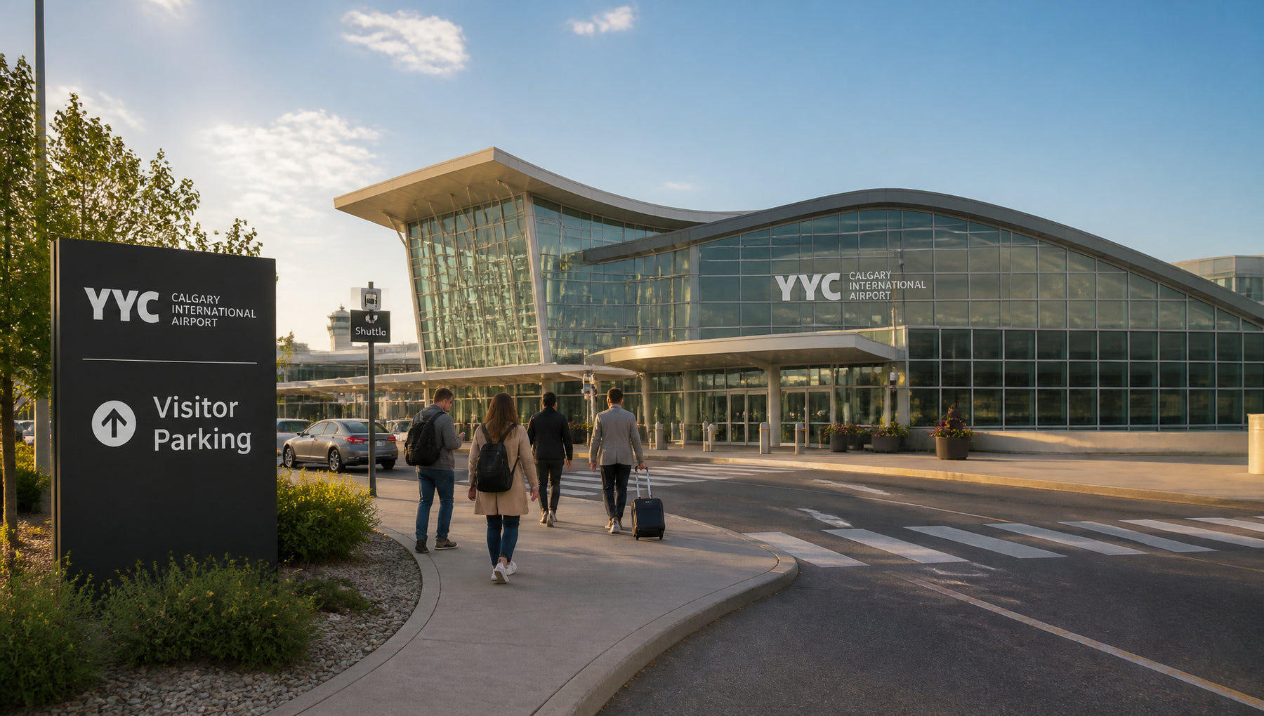YYC Airport Parking Guide Rates Lots and Transit