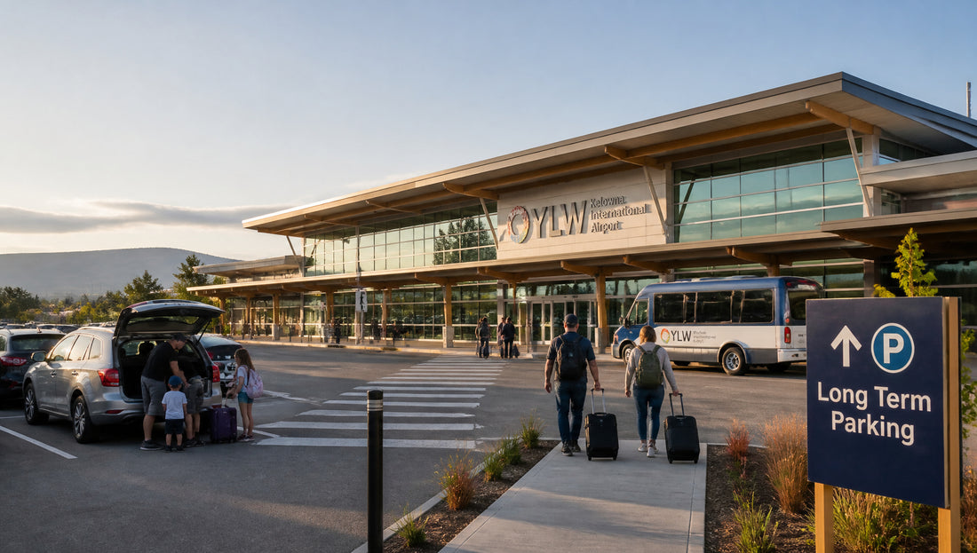 Kelowna Airport Long Term Parking Rates and Lot Options