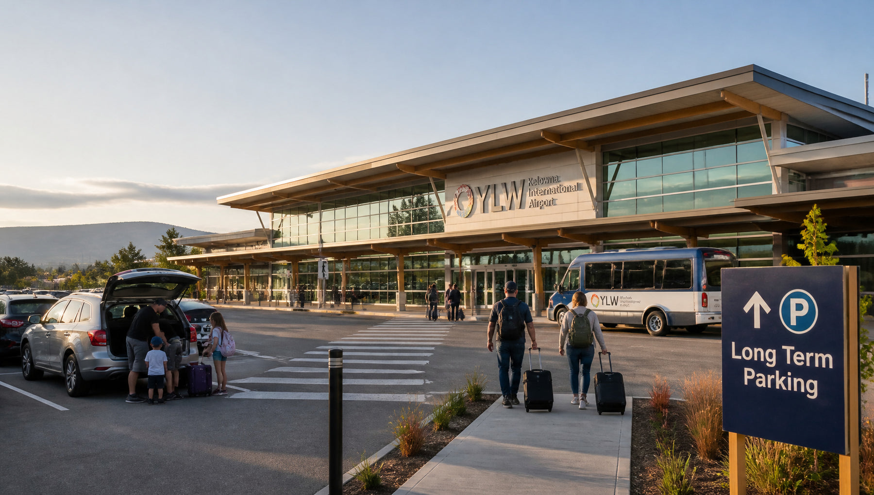 Kelowna Airport Long Term Parking Rates and Lot Options