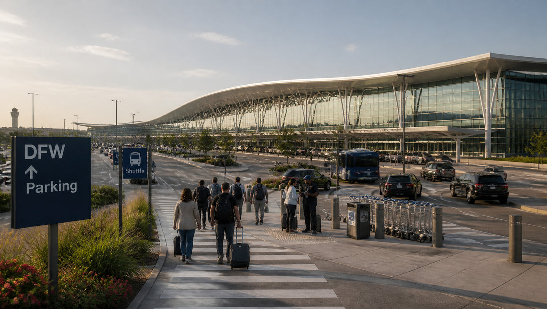 DFW Airport Parking Rates Lots and Transit Tips