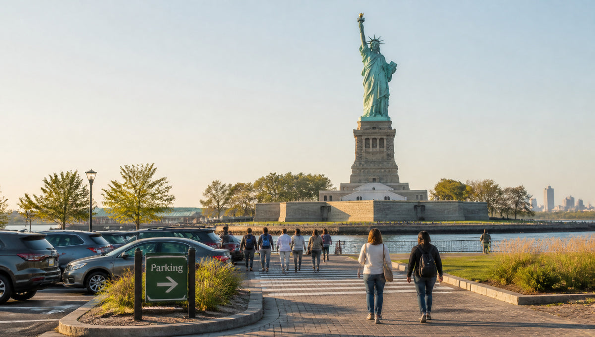 Statue of Liberty Parking Options in NJ and NY