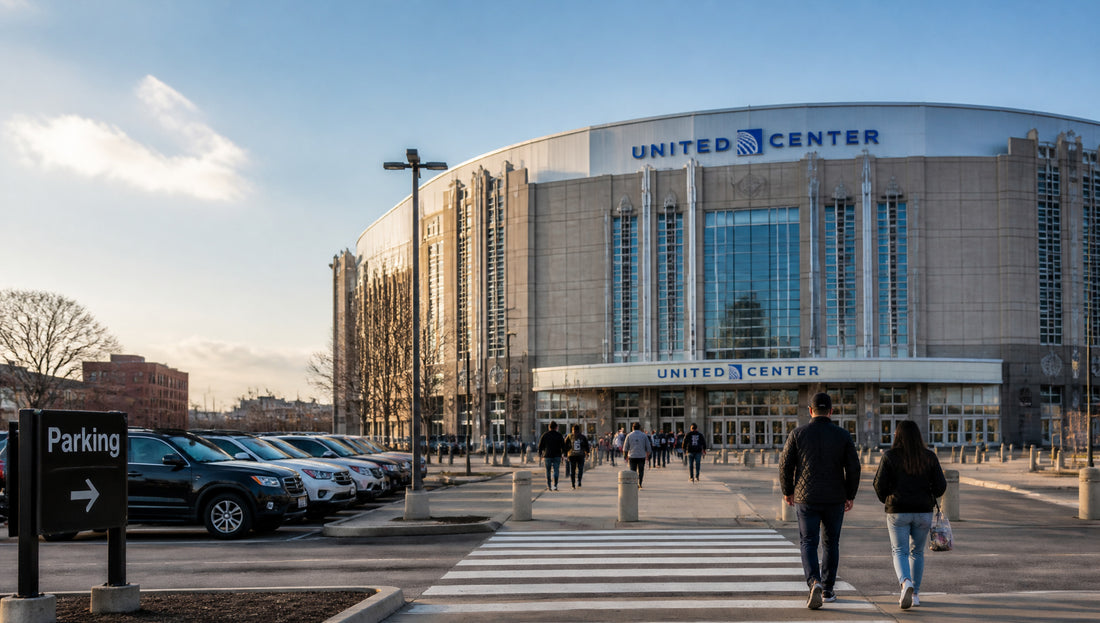 United Center Parking Lots Rates Map and Transit Guide