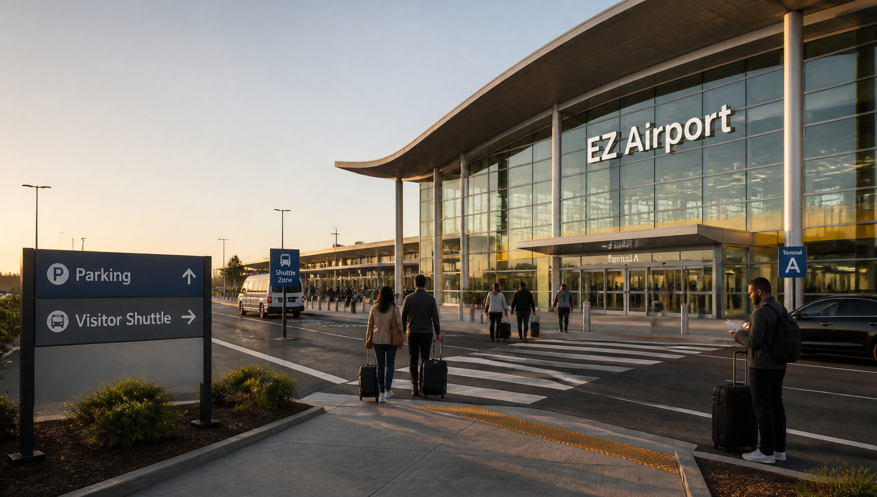 EZ Airport Parking Shuttle Rates and Booking Guide