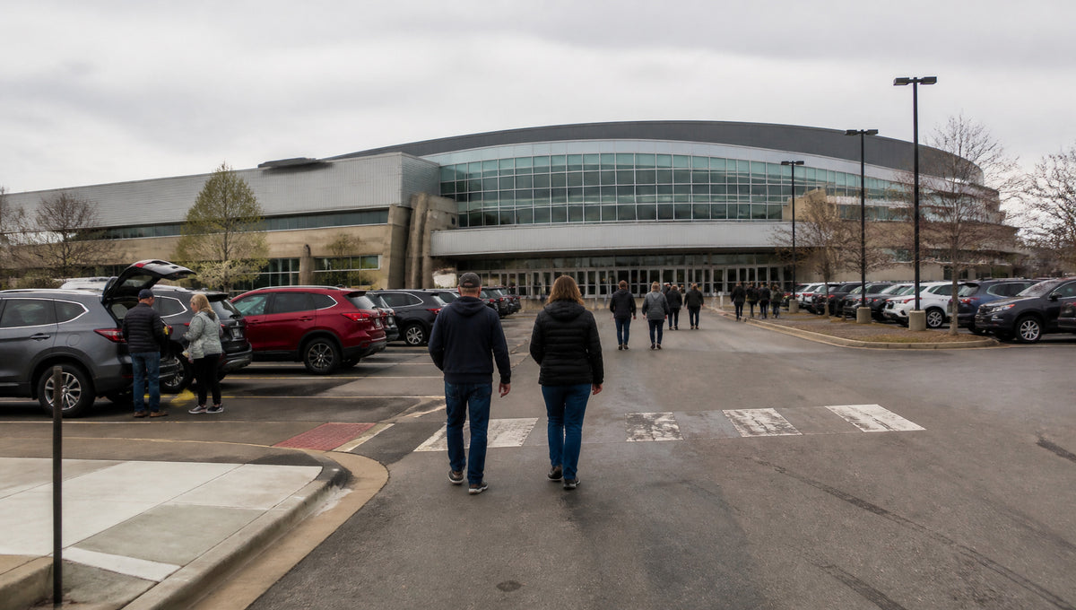 Central Pavilion Arena Parking Visitor Guide